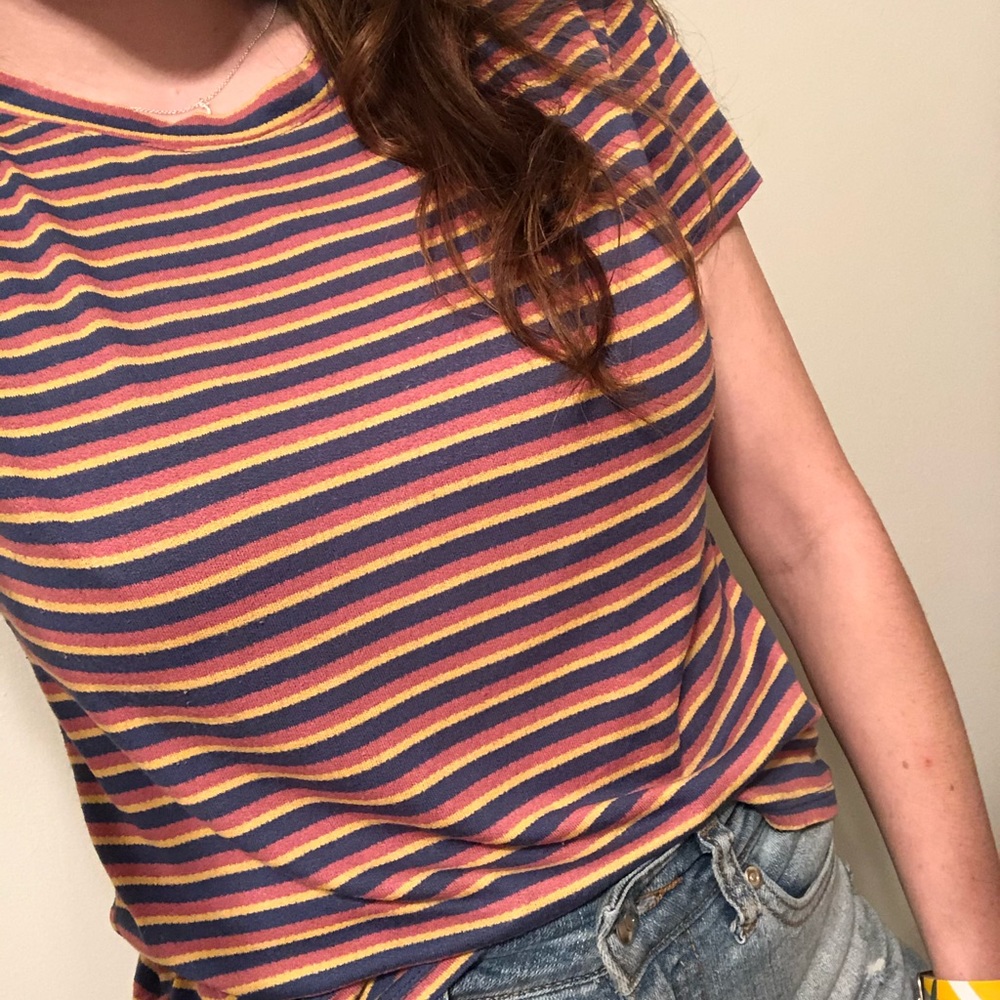 Striped baby tee